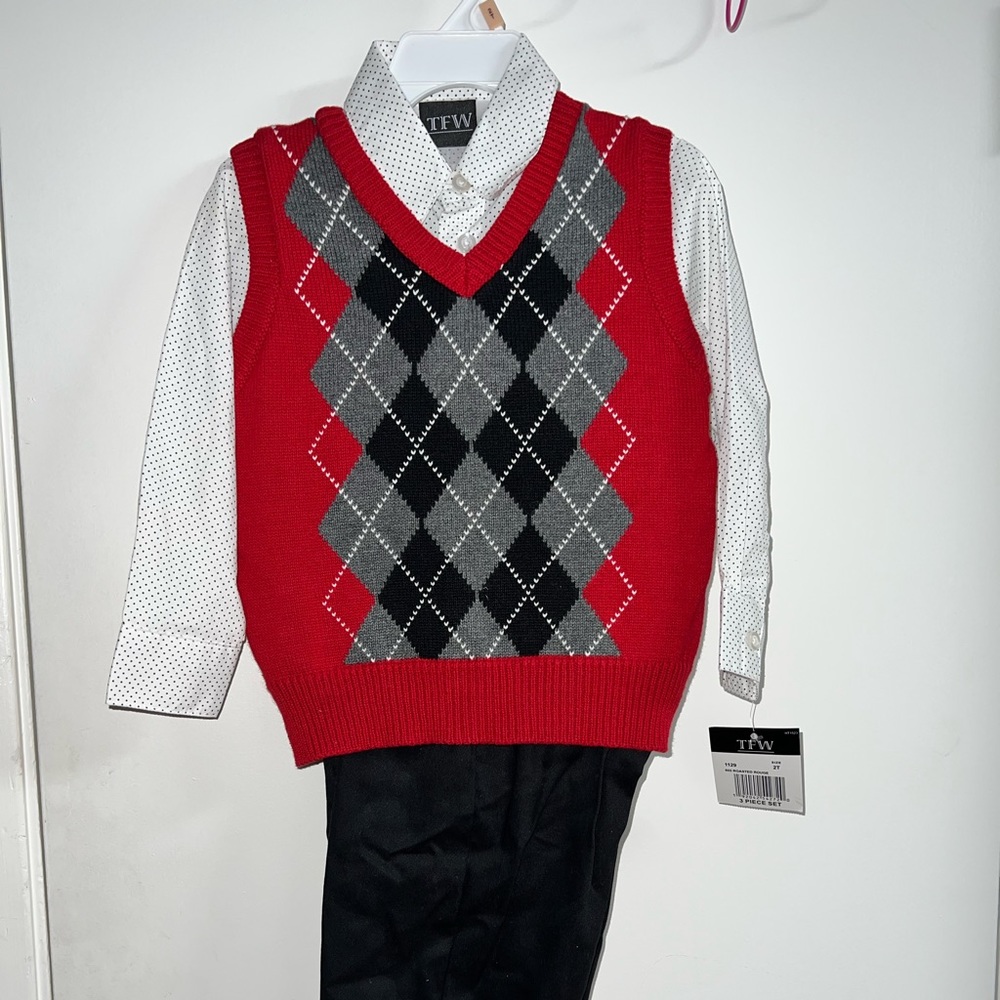 2T 3 Piece Toddler Outfit Great HolidayOutfit ❤️